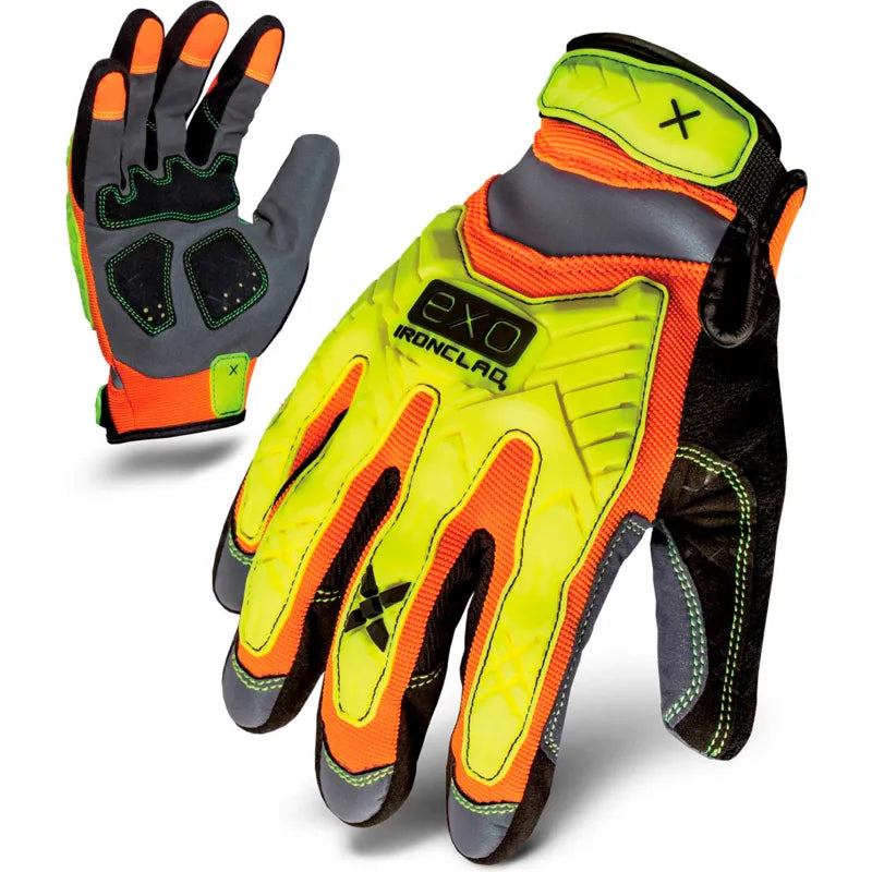 Ironclad EXO Hi-Vis Impact glove EXO2-HZI 12-pair pack