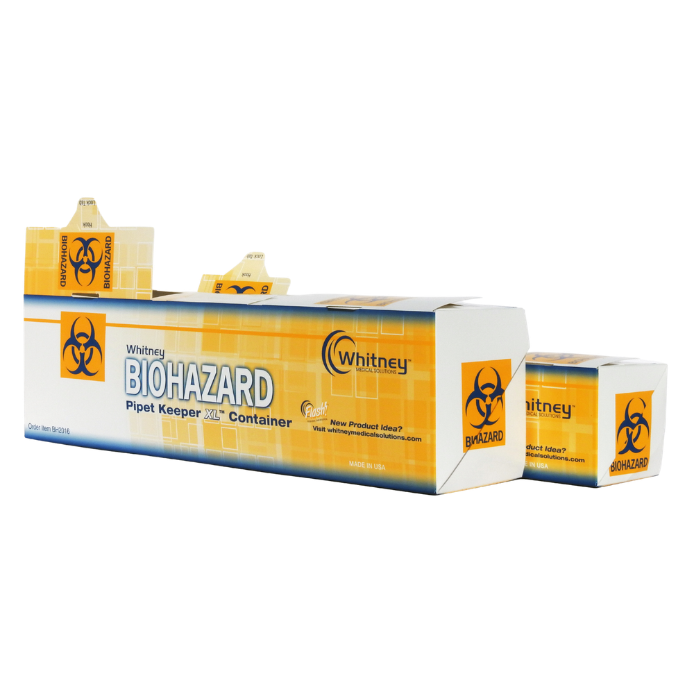 Heathrow Scientific BH2006 Biohazard Pipet Keeper Container, Case of 50 | Autoclavable — view 3