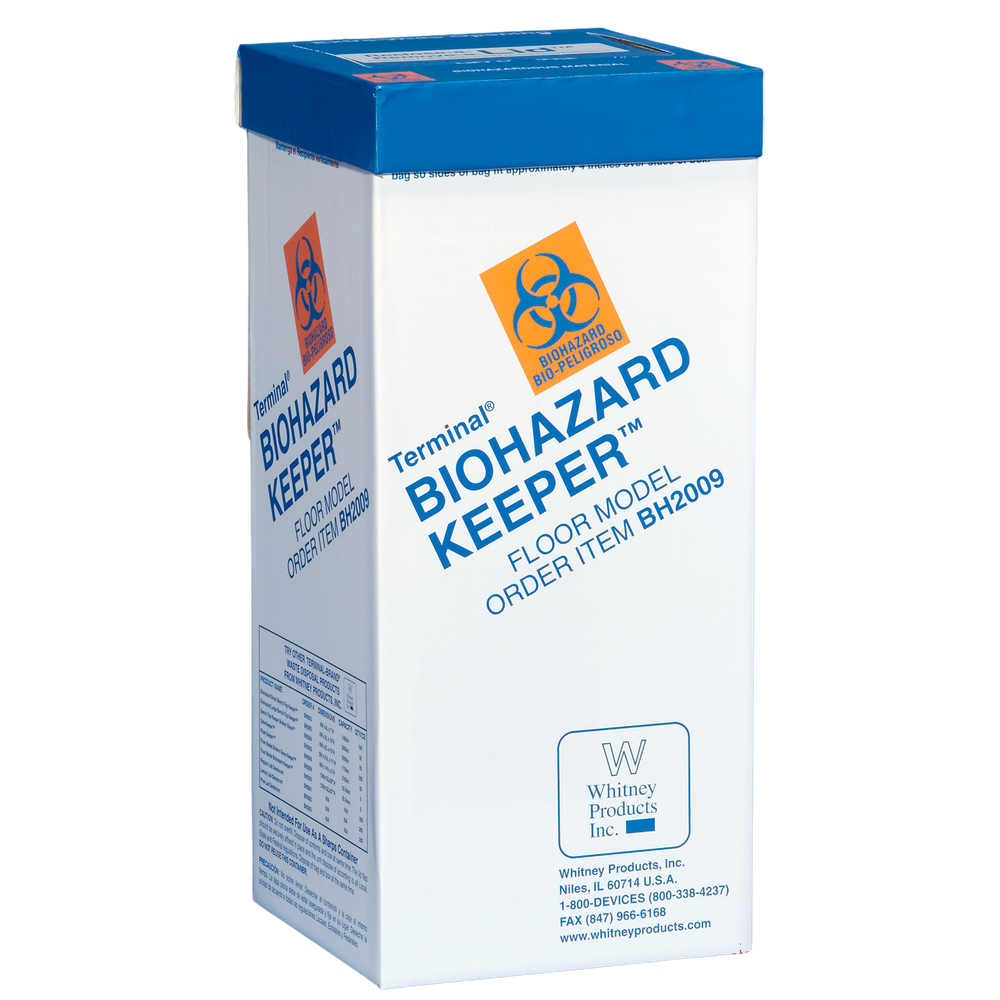Heathrow Scientific Biohazard Keepers & Benchtop Bag Holders — Keeper Floor Model / Case of 6, BH2009