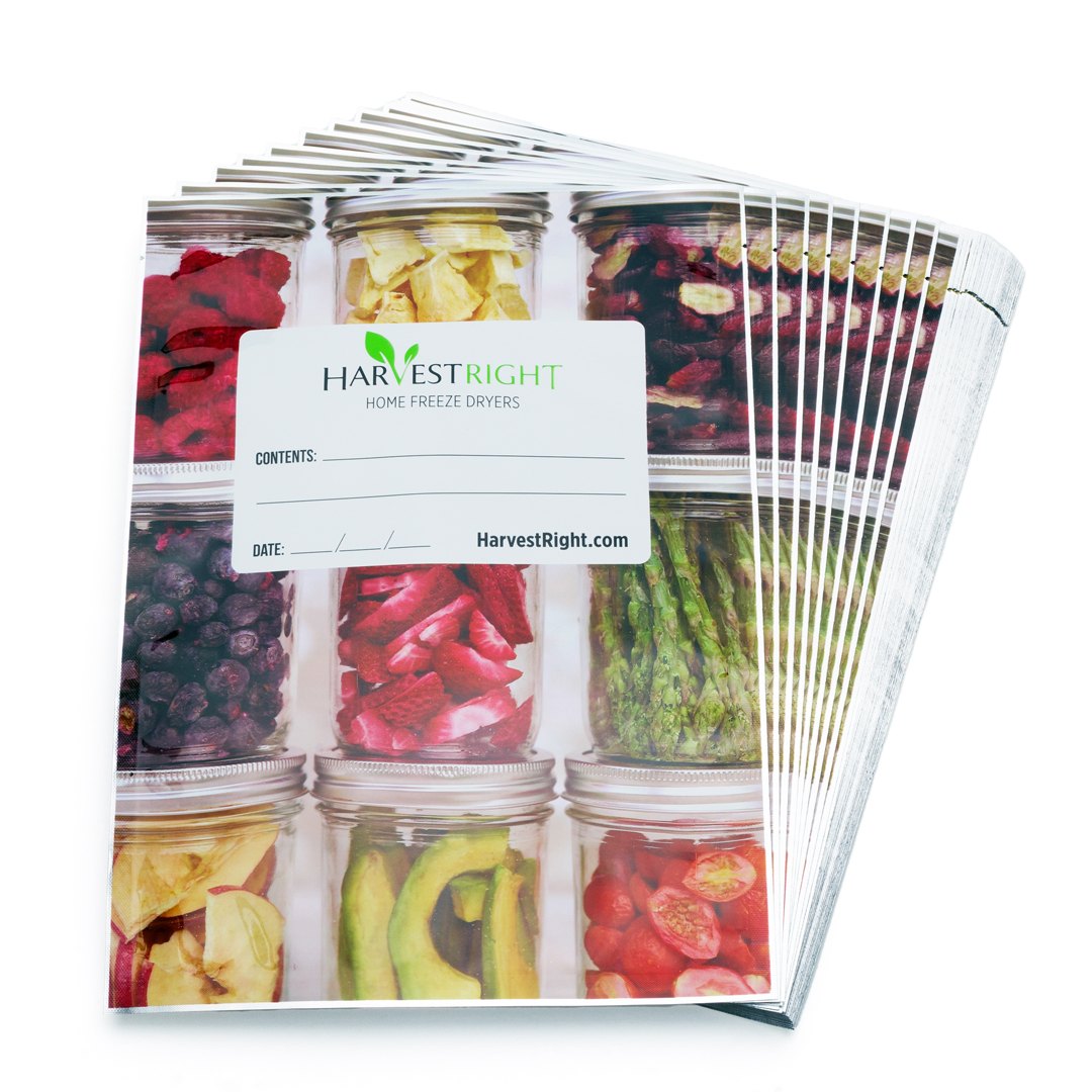Harvest Right 7 mil Mylar Bags — 10" × 14" — case of 6 × 50