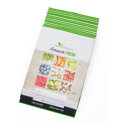 Harvest Right 7 mil Mylar Bags — 6" × 9.75" resealable zip (1 qt) — case of 6 × 50
