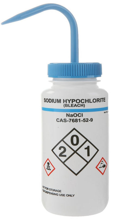 Heathrow Scientific Safety Labeled Wash Bottles - 120250 Series | 500mL Self-Venting — view 4