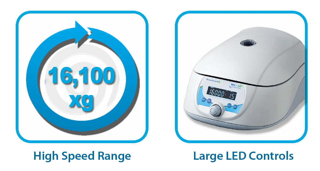 Benchmark Scientific MC-12 High Speed Microcentrifuge C1612