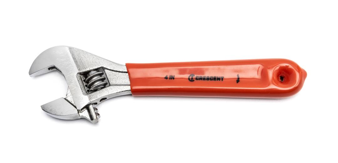 Crescent 4" Adjustable Cushion Grip Wrench - Carded AC24CVS