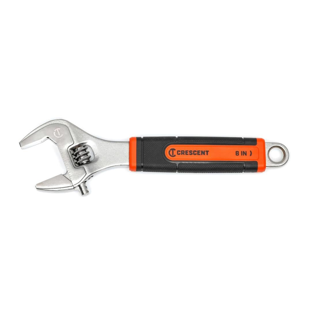 Crescent 8" Adjustable Wrench with Quick-Fit-Jaw AC38CVS