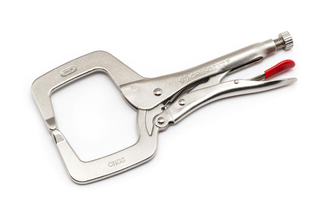 Crescent 11" Locking C-Clamp with Regular Tips C11CCVN