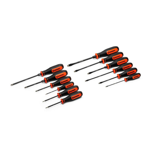 Crescent 12 Piece Diamond Tip Dual Material Screwdriver Set CDT12PCSET