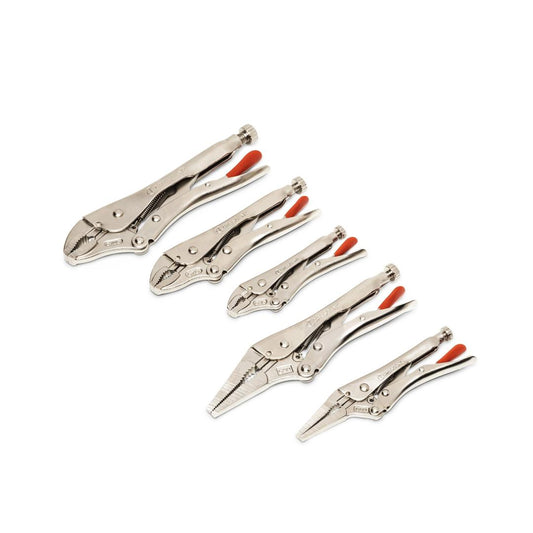 Crescent 5 Piece Curved and Long Nose Locking Plier Set CLP5SETN-08
