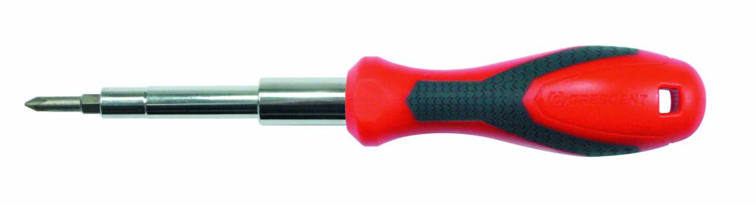 Crescent 7-in-1 Interchangeable Bit Dual Material Screwdriver CMBD7P