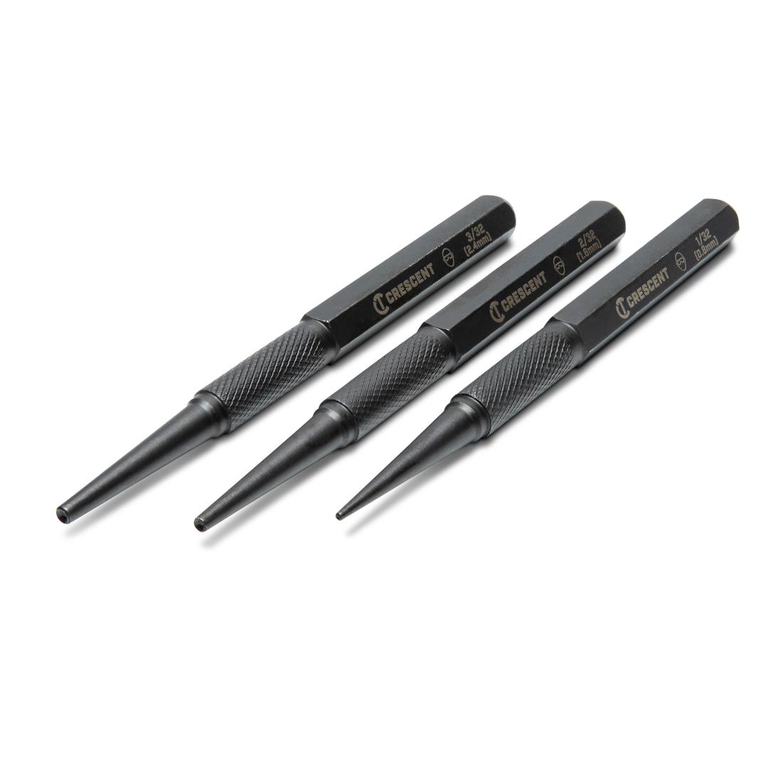 Crescent 3 Piece Steel Nail Punch Set CNPS12332S