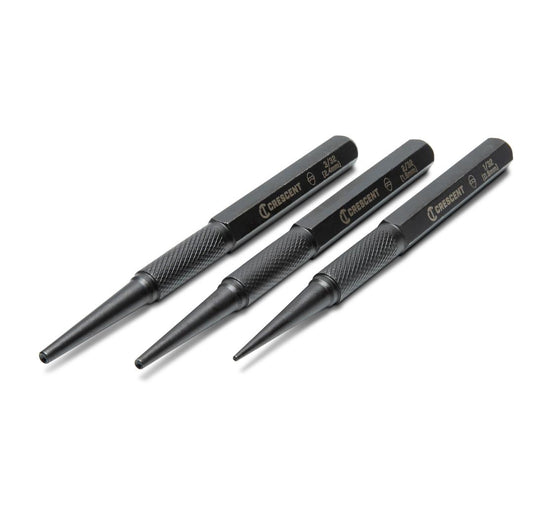 Crescent 3 Piece Steel Nail Punch Set CNPS12332S