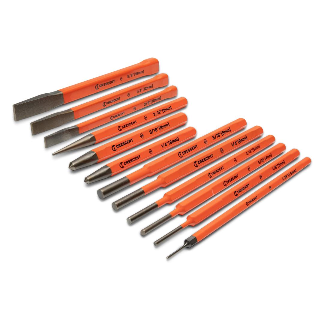 Crescent 12 Piece Punch and Chisel Set CPCCHS12