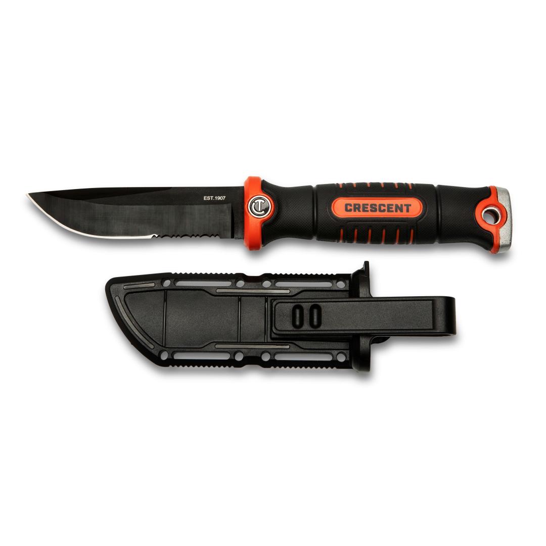 Crescent 4-1/2" Fixed Blade Trade Knife with Sheath CPKFX