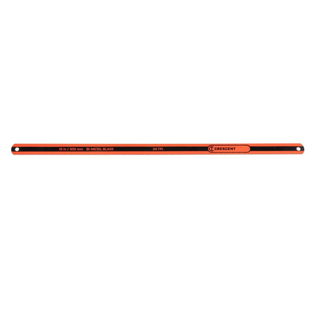 Crescent 12" Bi-Metal Hacksaw Replacement Blade, 24 TPI - 3 Pack CRBB1203