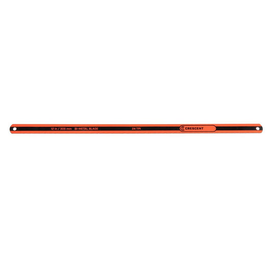 Crescent 12" Bi-Metal Hacksaw Replacement Blade, 24 TPI - 3 Pack CRBB1203