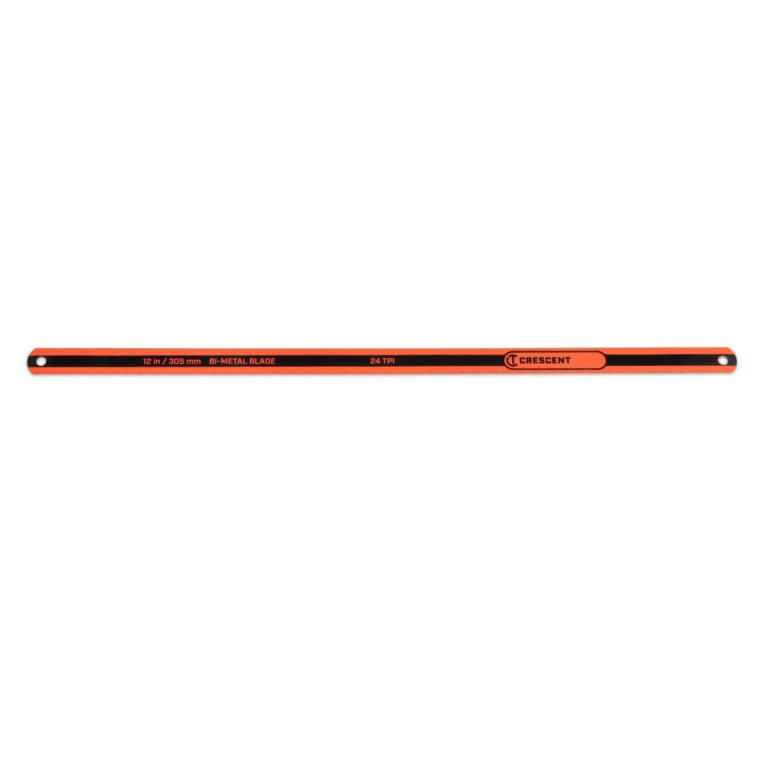 Crescent 12" Bi-Metal Hacksaw Replacement Blade, 24 TPI - 6 Pack CRBB1206