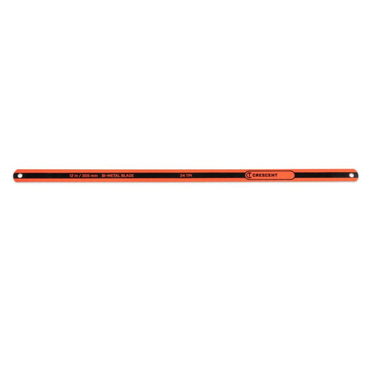 Crescent 12" Bi-Metal Hacksaw Replacement Blade, 24 TPI - 6 Pack CRBB1206