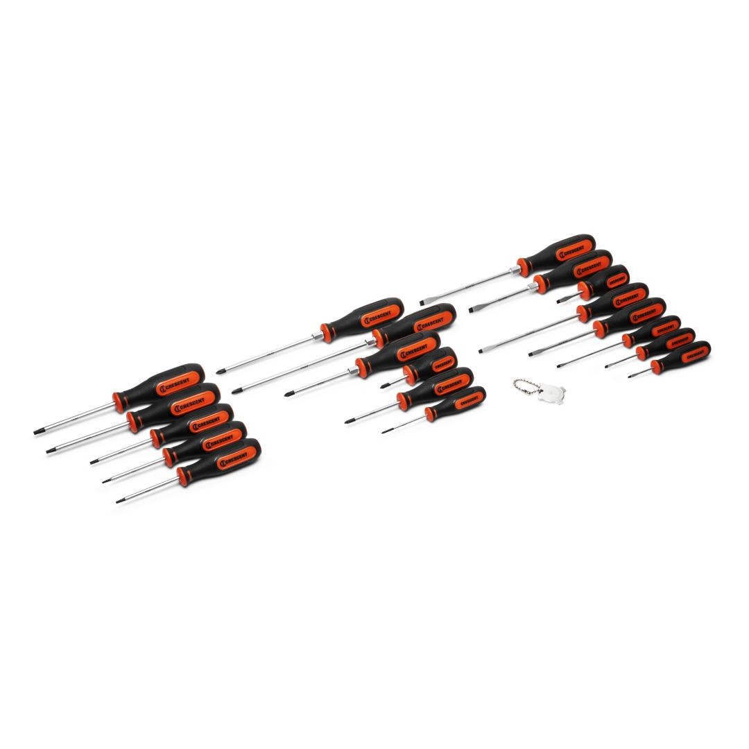 Crescent 20 Piece Dual Material Screwdriver Set CSDS20PCSET