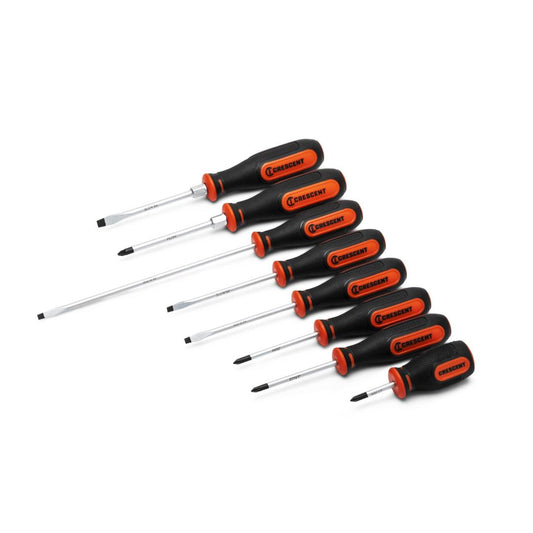Crescent 8 Piece Dual Material Screwdriver Set CSDS8PCSET