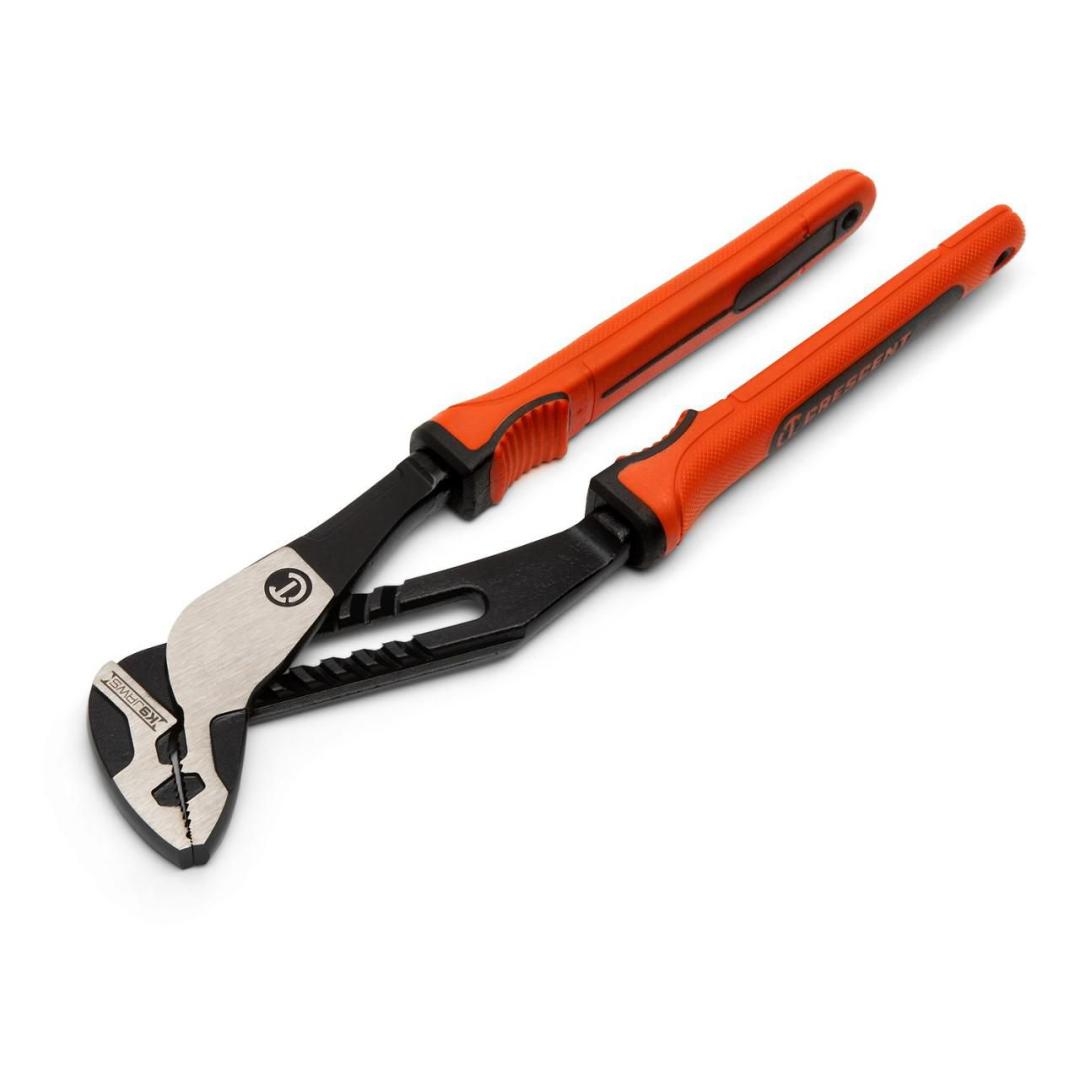 Crescent 10" Z2 K9™ Straight Jaw Tongue and Groove Plier with Dual Material Rawhide Handle RTZ210CGR