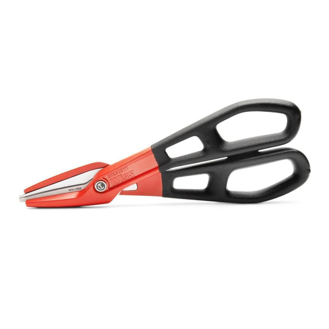 Crescent 13" Serrated Aluminum Tinner Snip with Dipped Handle WAL13SS