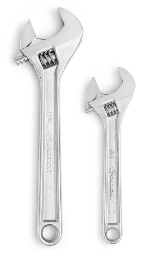 Crescent 2 Piece Adjustable Wrench Set 8" & 12" AC2812VS