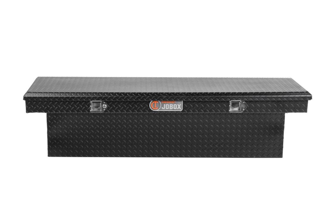 Crescent Black Aluminum Single Lid Fullsize Deep Crossover 1-301002