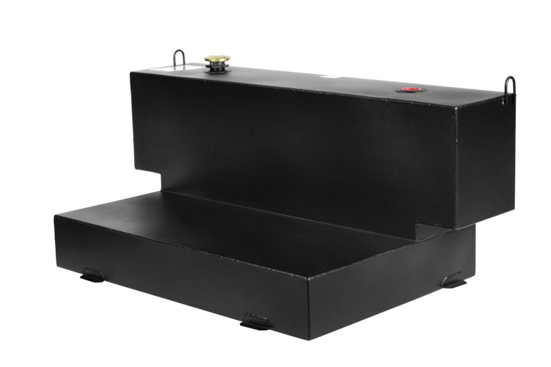 Crescent 100 Gallon Black L-Shaped Fuel-N-Tool™ Ready Steel Liquid Transfer Tank for 4-Door Trucks 498002