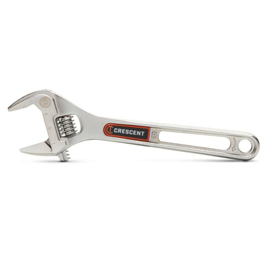 Crescent 8" Chrome Adjustable Wrench with Quick-Fit-Jaw AC38VS