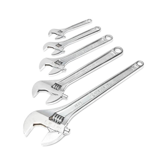 Crescent 5 Piece Adjustable Wrench Set 6", 8", 10", 12", & 15" AC5PC