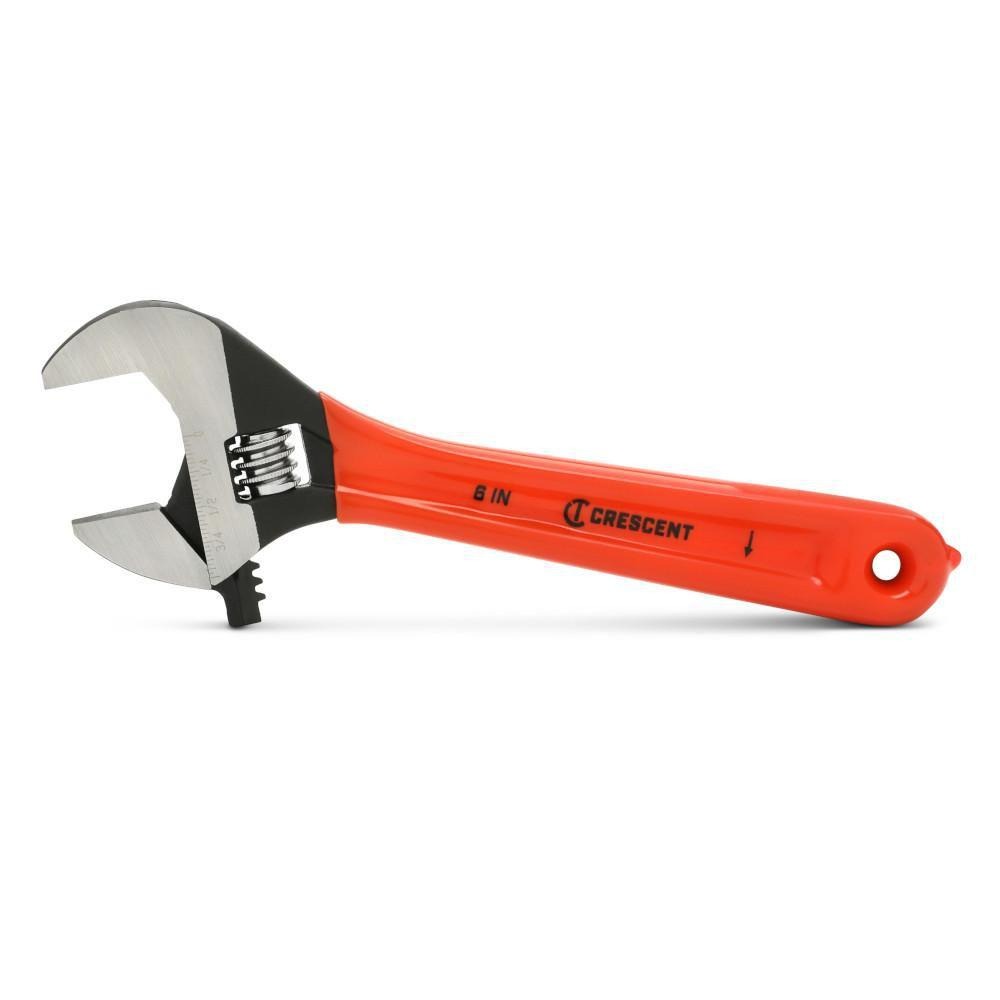 Crescent 6" Black Oxide Adjustable Wrench with Cushion Grip AT26CVS