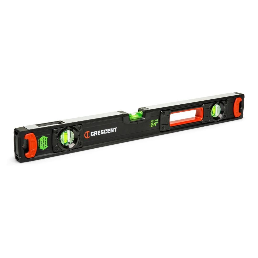 Crescent 24" NITE EYE™ Aluminum Box Beam Level CBOXL24