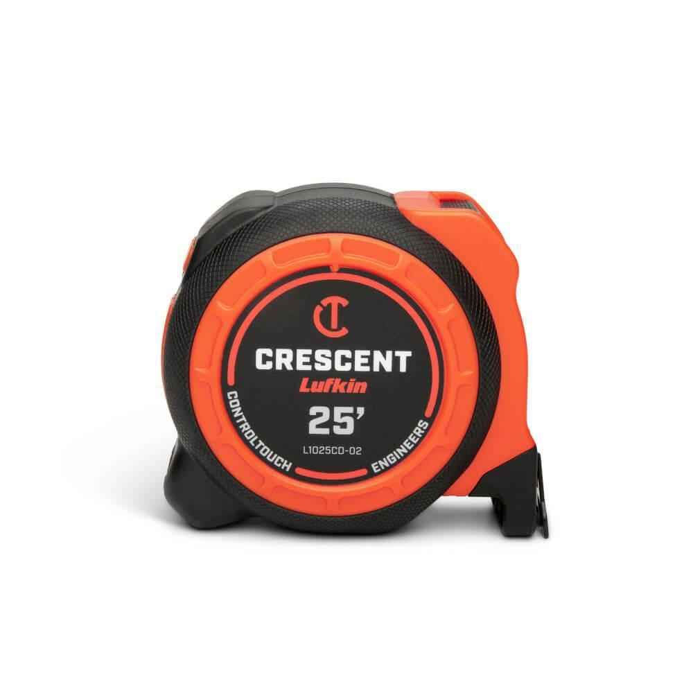 Crescent 1-3/16" x 25' CONTROLTOUCH Engineers Tape Measure L1025CD-02