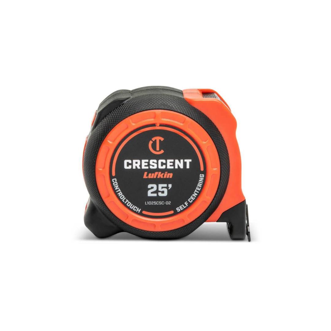 Crescent 1-3/16" x 25' CONTROLTOUCH Self Centering Tape Measure L1025CSC-02