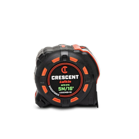 Crescent 1-1/4" x 5 M/16' SHOCKFORCE NITE EYE™ Tape Measure L1316CMEB-02