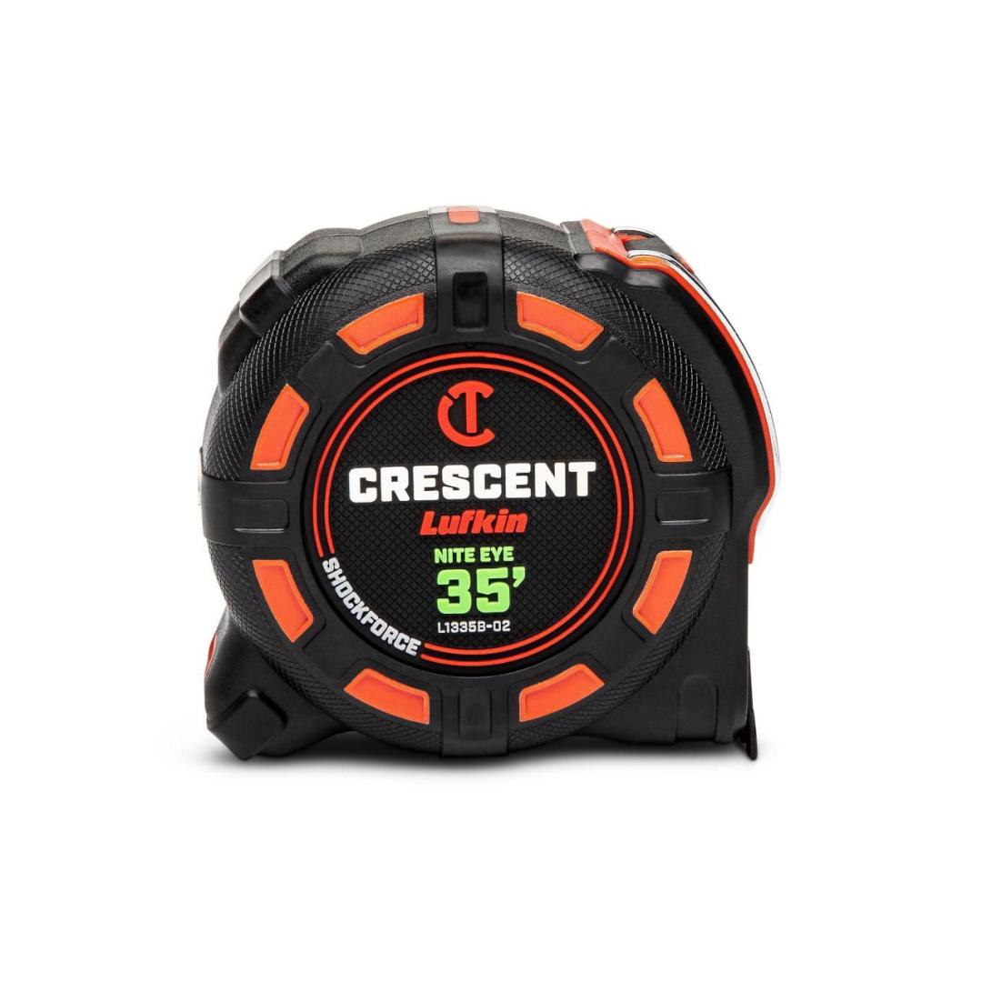 Crescent 1-1/4" x 35' SHOCKFORCE NITE EYE™ Tape Measure L1335B-02