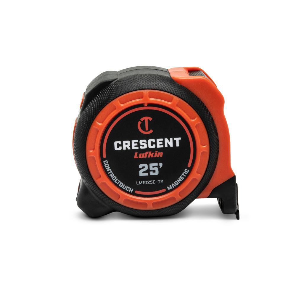 Crescent 1-3/16" x 25' Magnetic CONTROLTOUCH Tape Measure LM1025C-02