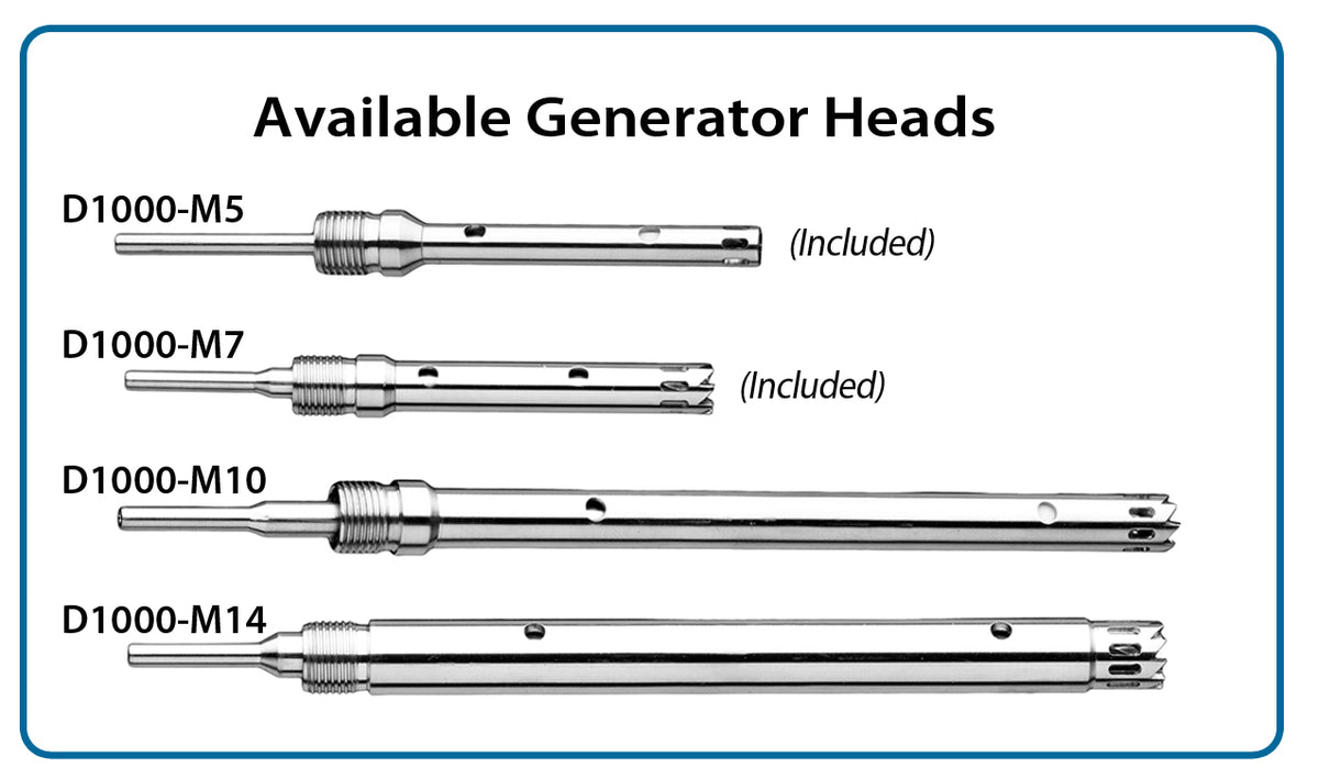 Benchmark Scientific Handheld Rotor-Stator Homogenizer D1000