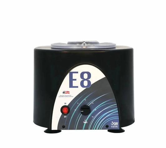 LW Scientific E8 Variable-Speed Combination Centrifuge E8C-U8AV-CR03 — Test Tubes + Microhematocrit, 3500 rpm, Made in USA