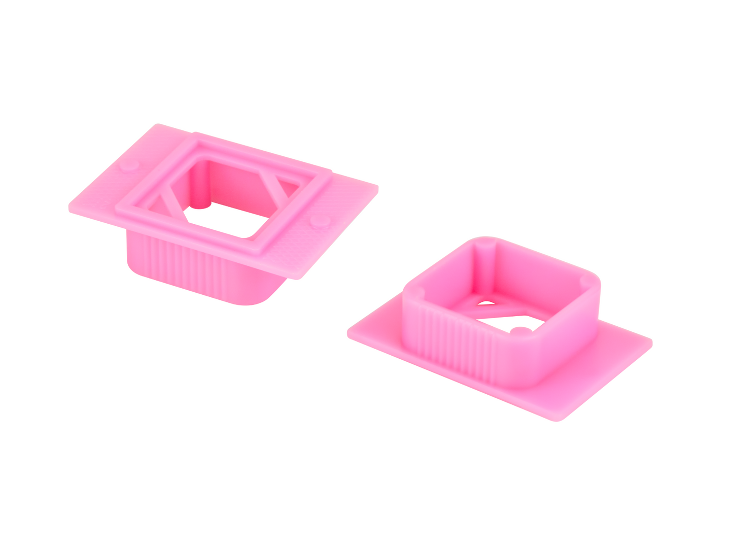 Caplugs® Evergreen 258-4011-P10 — Tissue Embedding Rings, HIPS, Pink, 500/Bag