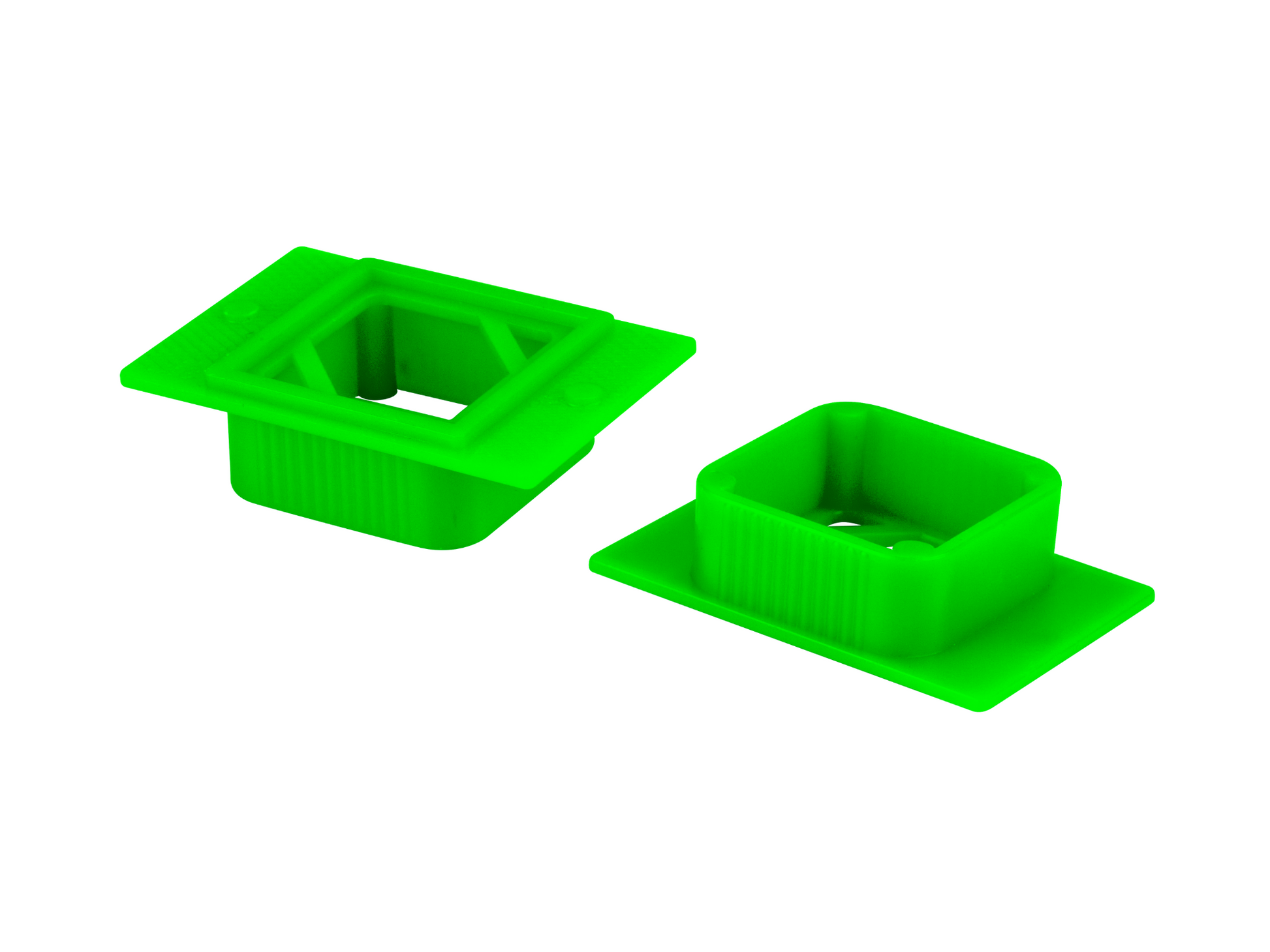 Caplugs® Evergreen 258-4013-G10 — Tissue Embedding Rings, HIPS, Green, 500/Bag