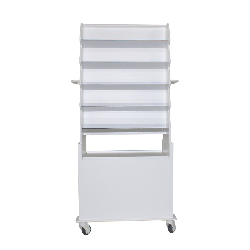 TrippNT 54058 — bulk storage compartment detail showing lower storage bay for case inventory