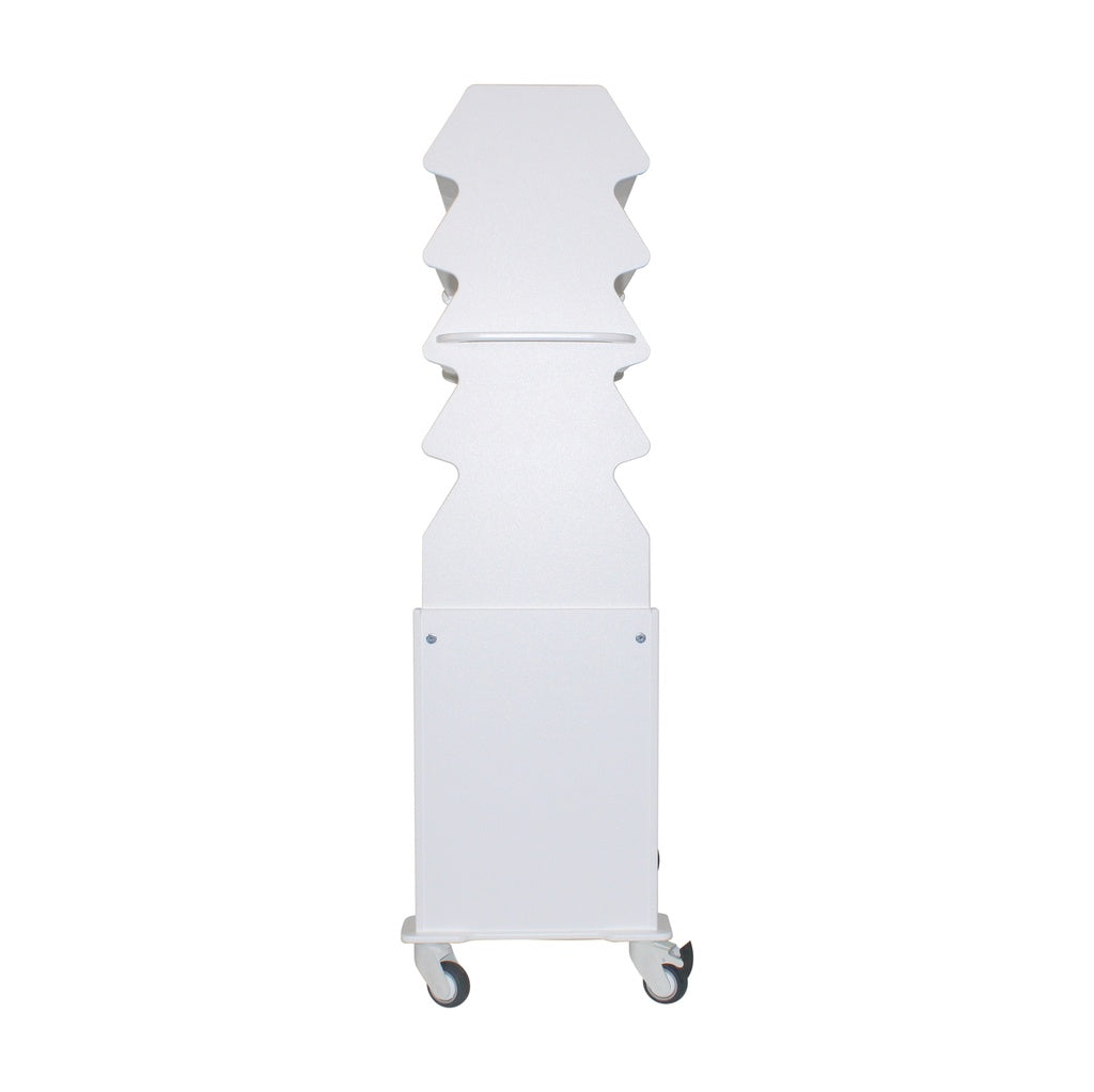 TrippNT 54058 — angled shelf detail showing 45-degree anti-slide geometry with suture boxes