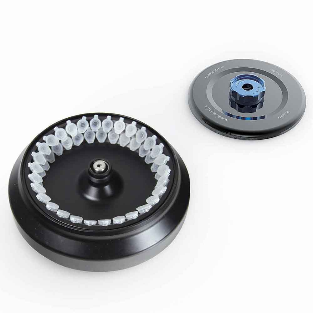 Centrifuge Rotors with Lid, Aluminum Alloy, for GCC-MP Series — 5 Configurations (0.2–50 mL), 1/Each | Globe Scientific