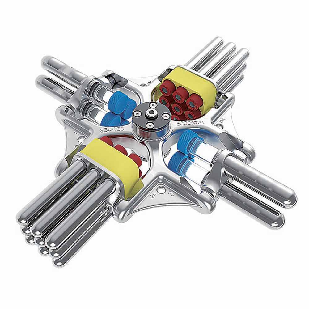 Swing-Out Centrifuge Rotors, Aluminum Alloy, 4000 RPM — 2-Place & 4-Place for GCC-MP Series, Each | Globe Scientific