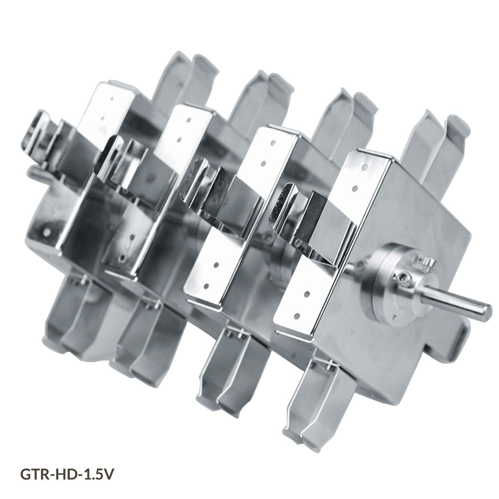 Tube Holders for GTR-HD Series Tube Rotators, Vertical Place Format — 1.5, 15 & 50 mL, 1/Each | Globe Scientific