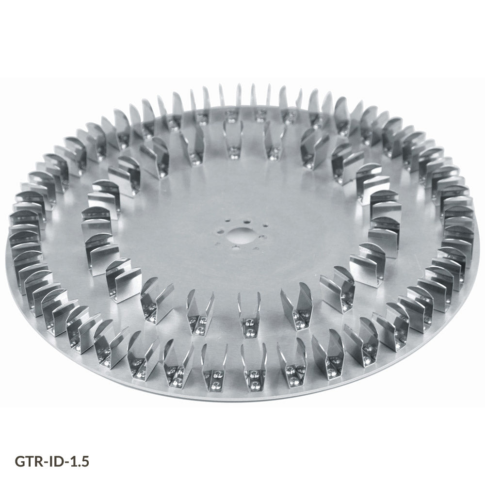 Tube Holder Disks for GTR-ID Series Tube Rotators, Interchangeable Polymer — 1.5/15/50 mL, Each | Globe Scientific
