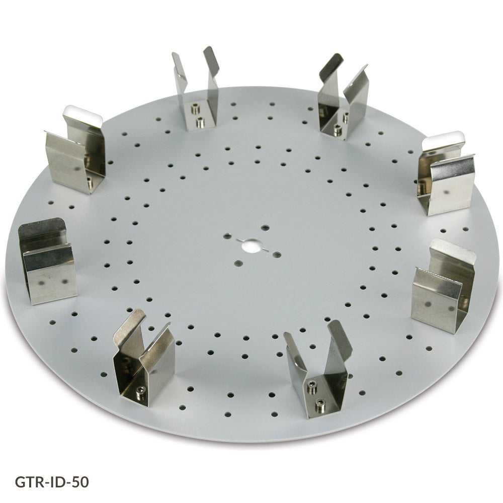 Tube Holder Disks for GTR-ID Series Tube Rotators, Interchangeable Polymer — 1.5/15/50 mL, Each | Globe Scientific