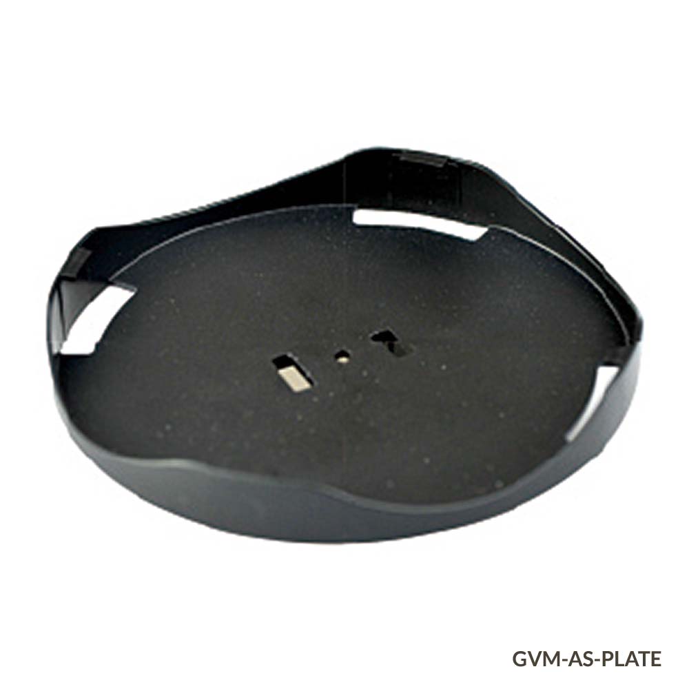 Top Plate, Round, Universal, 100mm, For use with GVM Series Vortex Mixers, includes 4 Each GVM-AS-FOOT