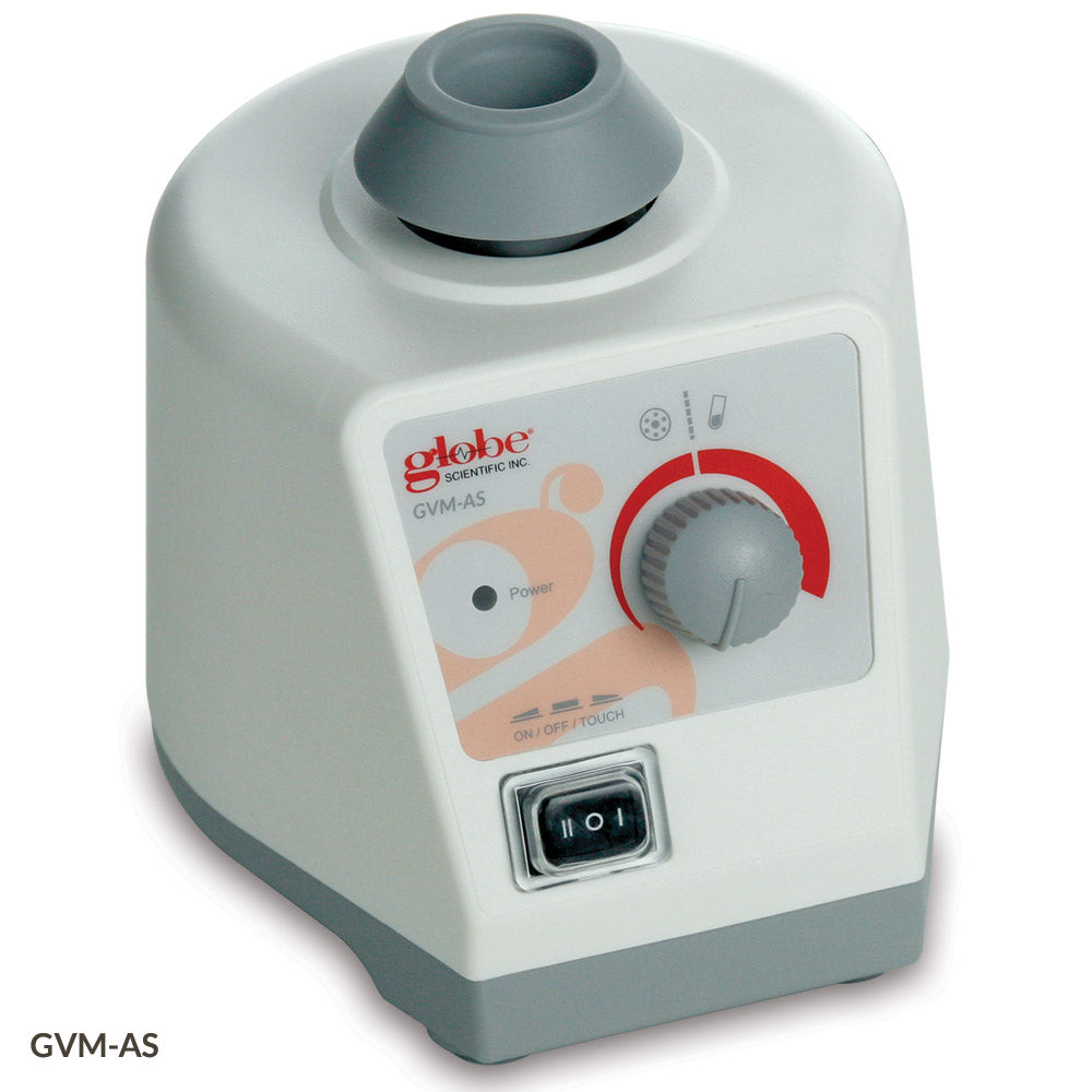 Vortex Mixer, Variable Speed, Touch & Continuous Modes — 120v/230v, UK/EU/US Plug, 1/Each | Globe Scientific